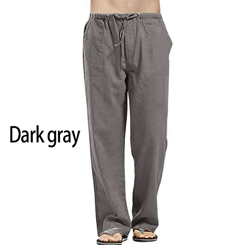 š„šćS-5XLćPantaloni casual pentru bÄrbaČi din bumbac ā croialÄ lejerÄ, material moale Či respirabil