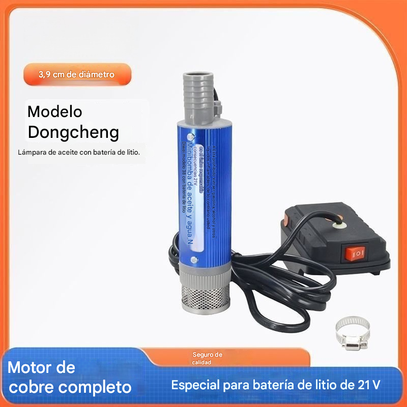 🔥Nueva bomba de aceite de batería de litio Denaqi, 21v, bomba de aceite y agua de doble uso, batería de litio