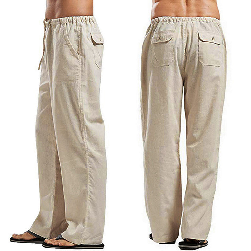 š„šćS-5XLćPantaloni casual pentru bÄrbaČi din bumbac ā croialÄ lejerÄ, material moale Či respirabil