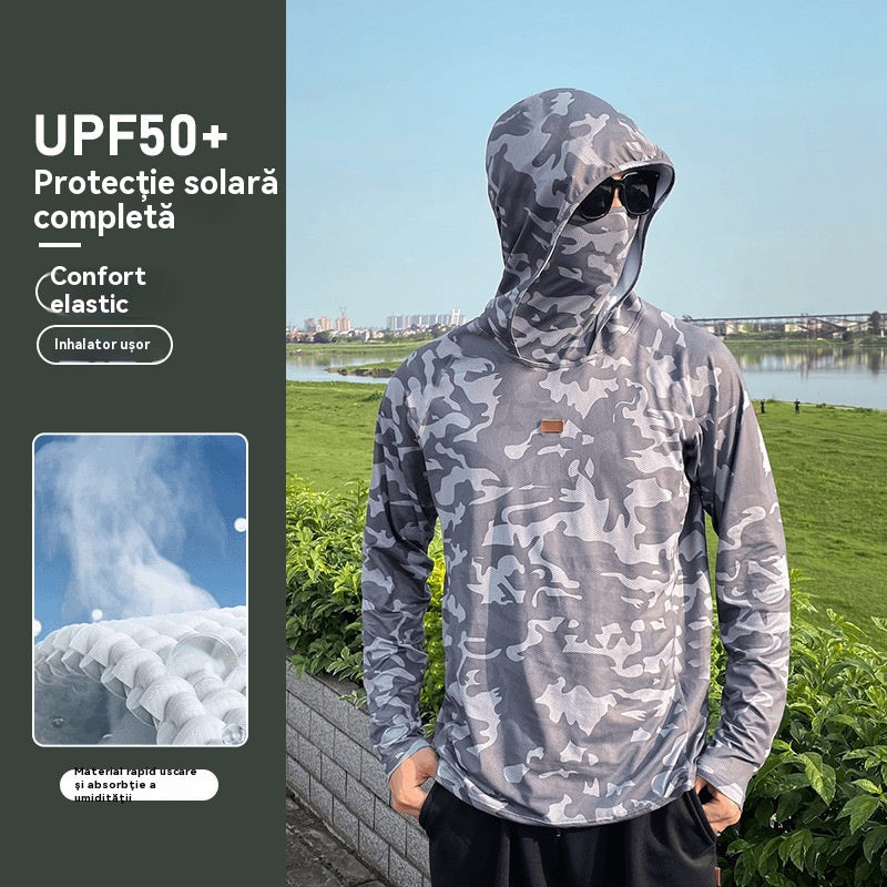 🔥🎏【M-5XL】Haine de pescuit pentru bărbați, respirabile și cu protecție solară