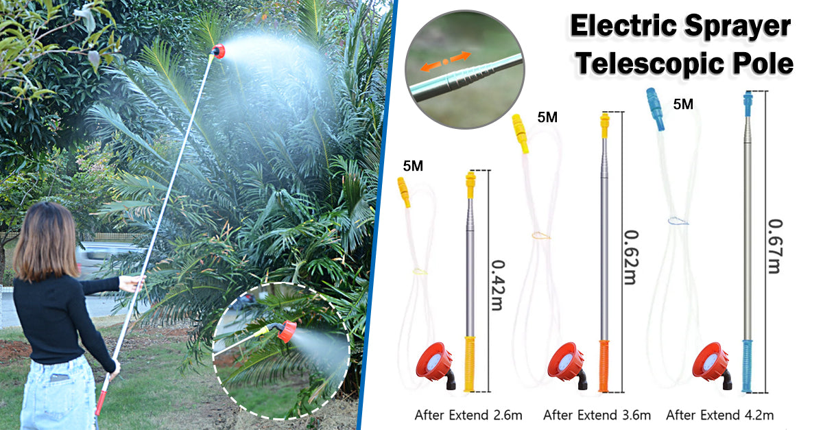 š„ć50% OFFćPulverizator electric telescopic cu tijÄ