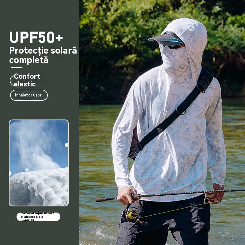 🔥🎏【M-5XL】Haine de pescuit pentru bărbați, respirabile și cu protecție solară