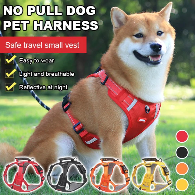 🐶【5-30KG】Szelki dla psa bez ciągnięcia dla zwierząt domowych_4057767