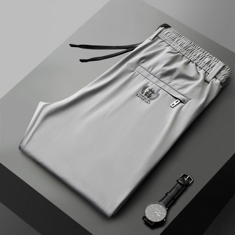 【40-115kg】🔥Nuevos pantalones elásticos de seda helada para primavera y verano 2025._4049329