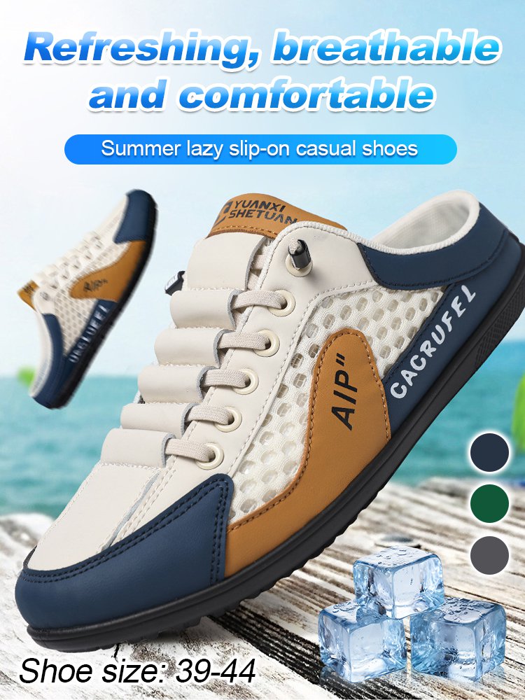 👞🔥【39-44】Nowe męskie sportowe wsuwane i codzienne kapcie_3979644