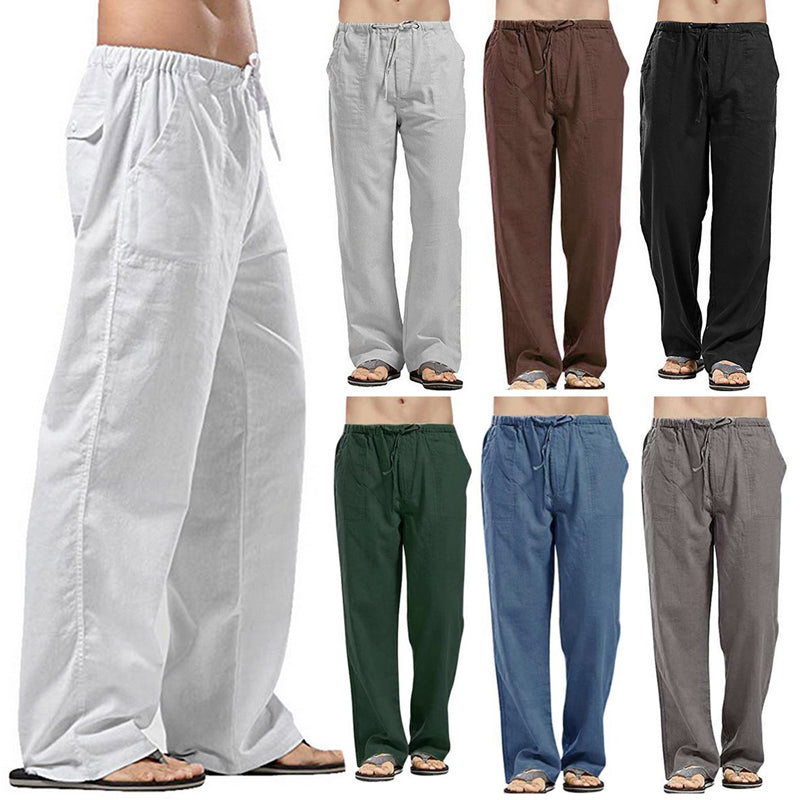 š„šćS-5XLćPantaloni casual pentru bÄrbaČi din bumbac ā croialÄ lejerÄ, material moale Či respirabil