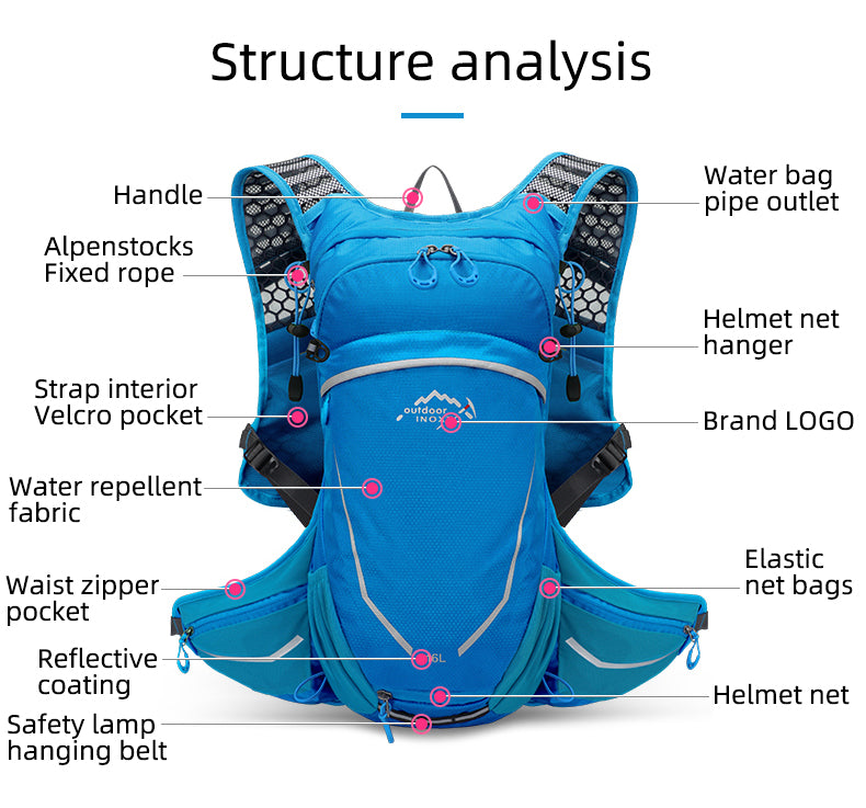 【🔥50% OFF】🎒Rucsac de ciclism de mare capacitate geantă de alergare în aer liber