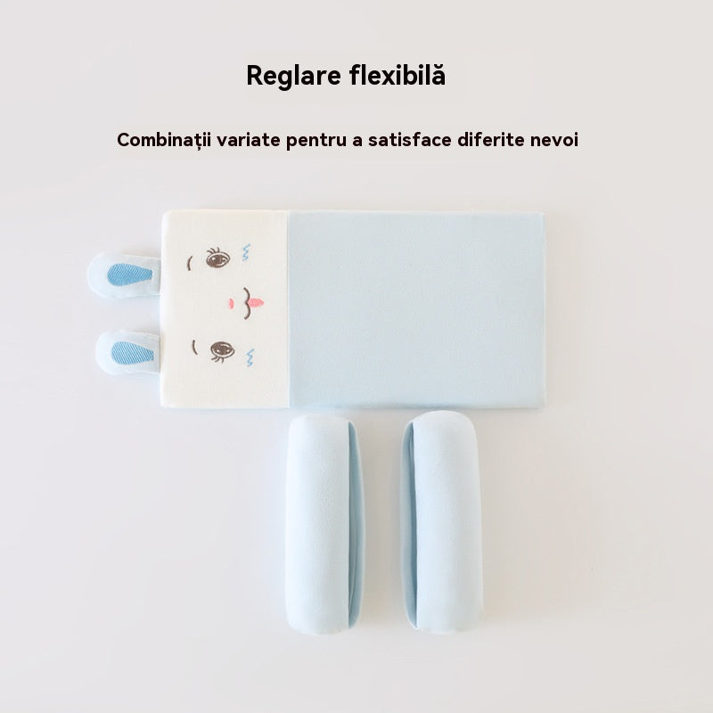 【Vârsta recomandată: 0-1 an】Pernă anti-înclinare pentru capul bebelușului