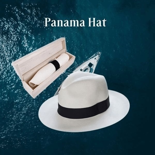 🌿 【56-58cm】Sombrero de palma tejido a mano de Ecuador._3980936