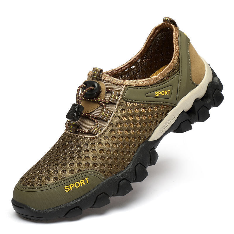 😍【39-44】👟 2025 Letnie oddychające buty trekkingowe z siateczki dla mężczyzn