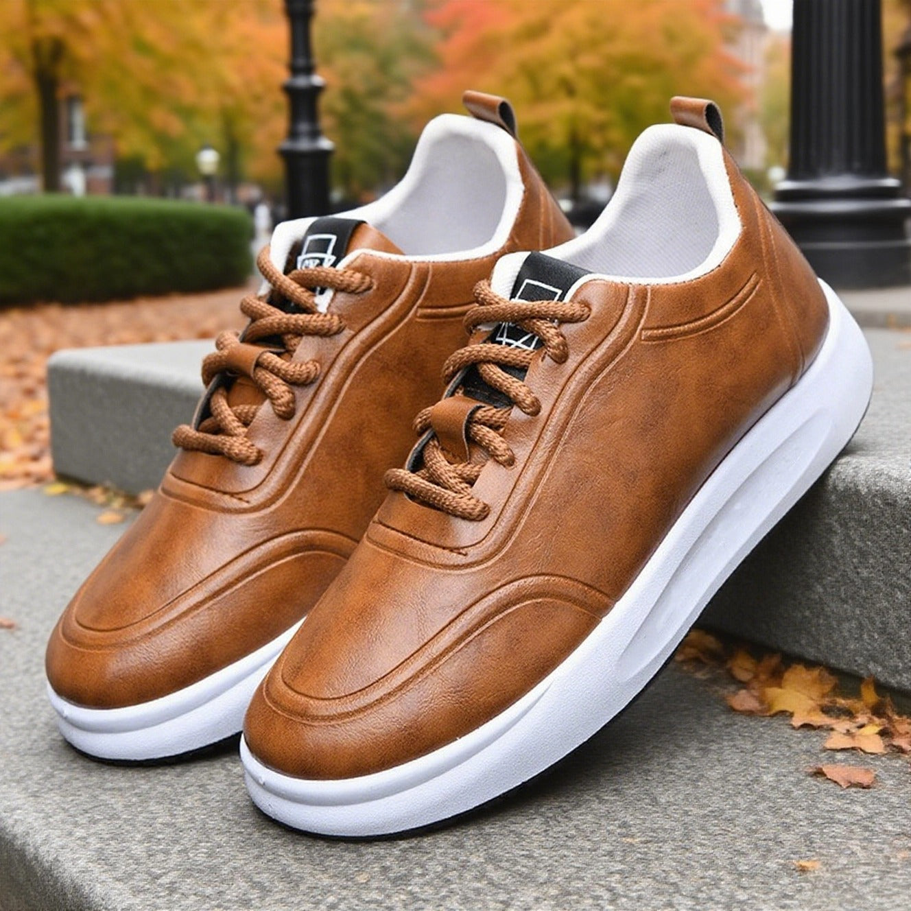 👨👞【39-44】Adidași din piele pentru bărbați