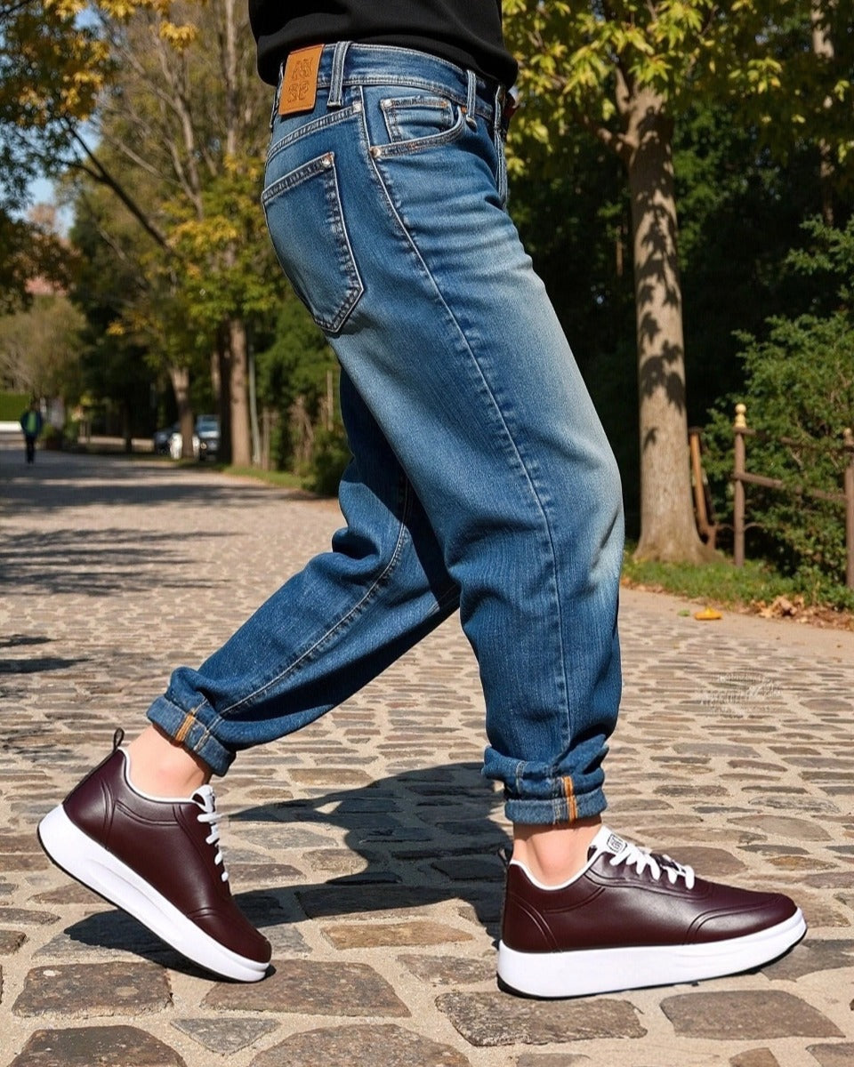 👨👞【39-44】Adidași din piele pentru bărbați