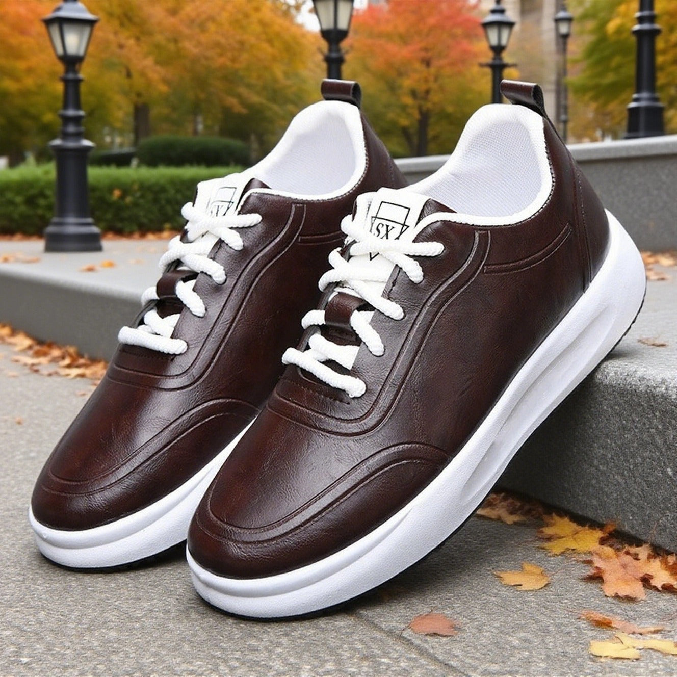 👨👞【39-44】Adidași din piele pentru bărbați