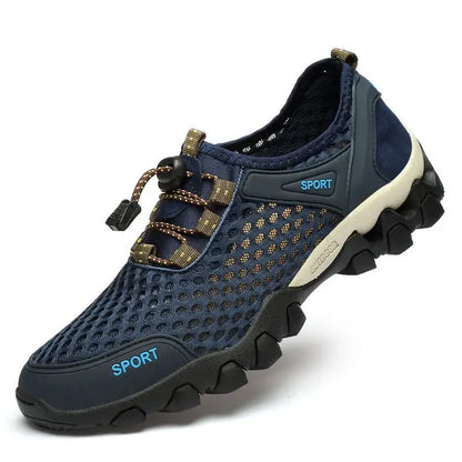 😍【39-44】👟 2025 Letnie oddychające buty trekkingowe z siateczki dla mężczyzn
