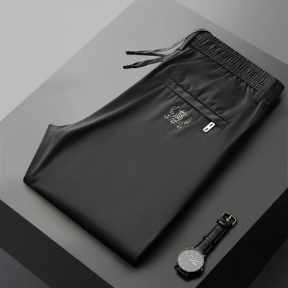 【40-115kg】🔥Nuevos pantalones elásticos de seda helada para primavera y verano 2025._4049329