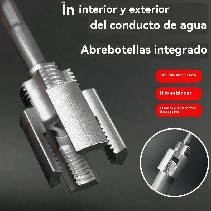 🔥Broca integrada para instalación de tuberías PPR: ¡fácil de usar y sin soldadura! [Juego de dos piezas: apto para tuberías de 1/2 pulgada y 3/4 de pulgada]