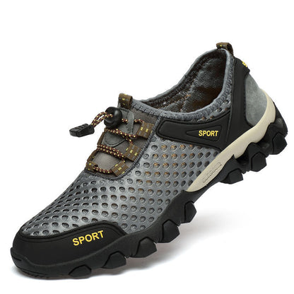 😍【39-44】👟 2025 Letnie oddychające buty trekkingowe z siateczki dla mężczyzn