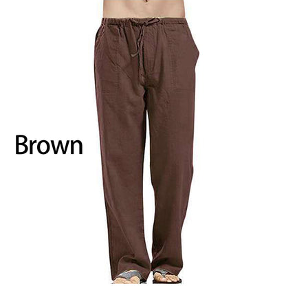 💥👖【S-5XL】Pantaloni casual pentru bărbați din bumbac – croială lejeră, material moale și respirabil