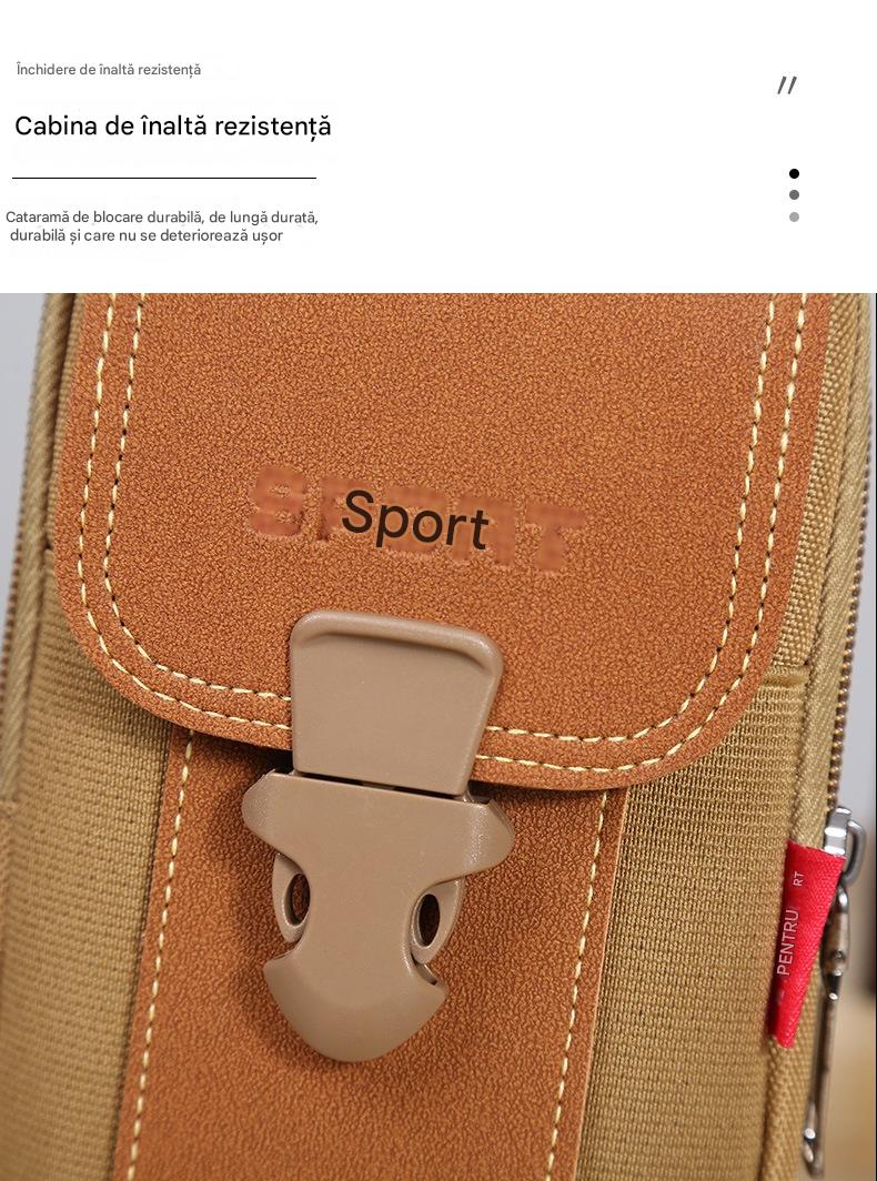 📱🔥【Reducere specială】Geantă bărbătească casual pentru exterior – geantă sport pentru telefon mobil 🏞️🎽