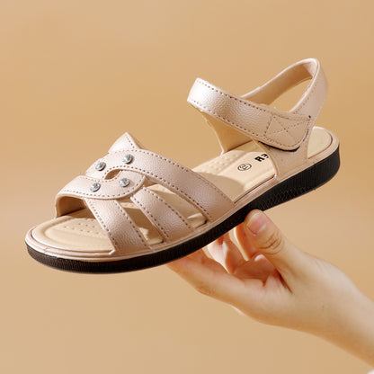 👡【Każda para z 50% rabatem】【36-40】2025 Nowe sandały damskie na koturnie z miękką podeszwą i oddychające