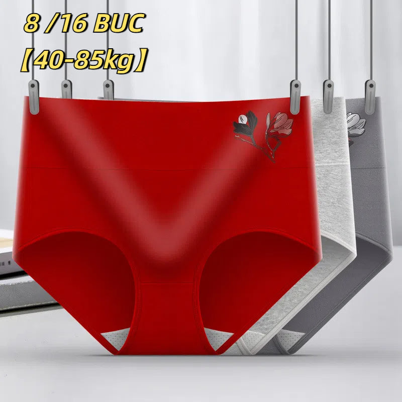 🔥（8 szt）【40-85kg】💟Niebrudzące bawełniane majtki antybakteryjne