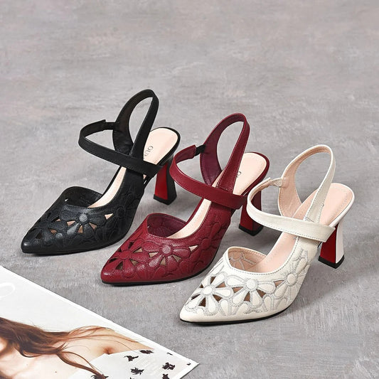 💥49% Reducere🔥【35-41】Tocuri înalte monocrome confortabile, cu vârf ascuțit