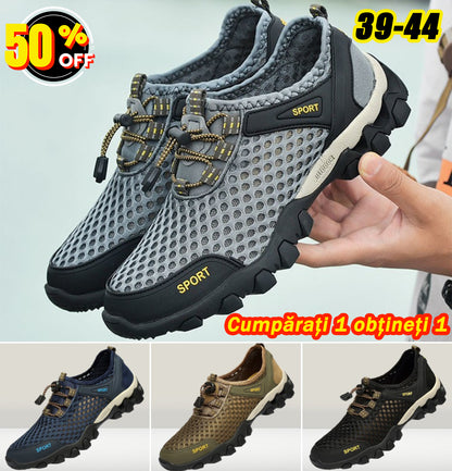 😍【39-44】👟 2025 Letnie oddychające buty trekkingowe z siateczki dla mężczyzn