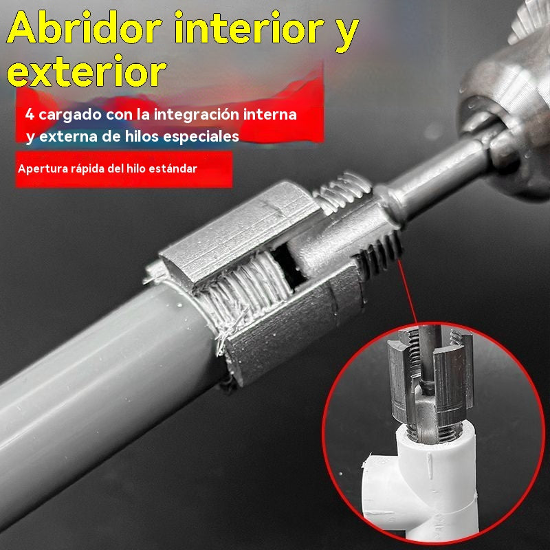 🔥Broca integrada para instalación de tuberías PPR: ¡fácil de usar y sin soldadura! [Juego de dos piezas: apto para tuberías de 1/2 pulgada y 3/4 de pulgada]