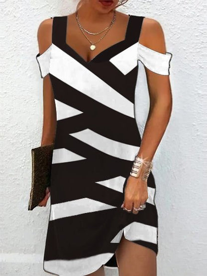 🔥🔥👗Rochie casual cu decolteu in V noua vara 2025
