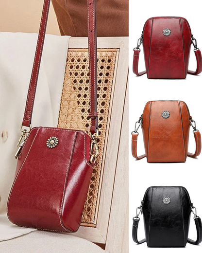 👜【Ograniczona czasowo promocja】💖2025 modna letnia nowa mini prosta wielofunkcyjna modna torba na ramię ze skóry naturalnej, modna i stylowa, mała i wykwintna